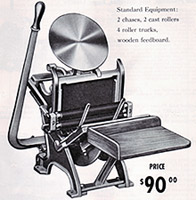 Craftsmen copy of Chandler & Price
Pilot press