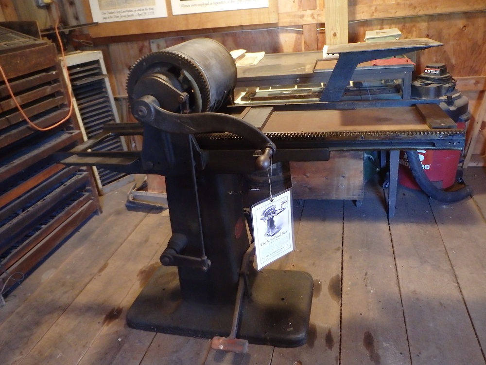 Potter
Proof Press - left view