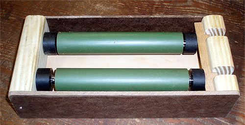 3x5 Kelsey Excelsior Press Ink Rollers, boxed for
shipment 3x5 Kelsey Excelsior Press Ink Rollers,
boxed for shipment