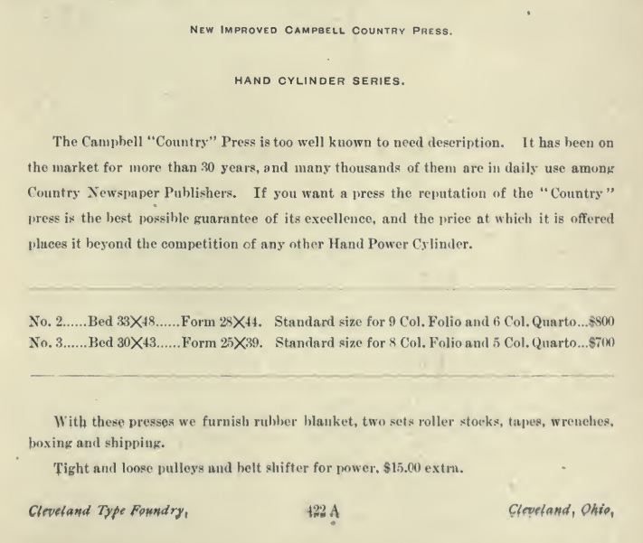 Campbell Country Press Text Campbell Country Press Text