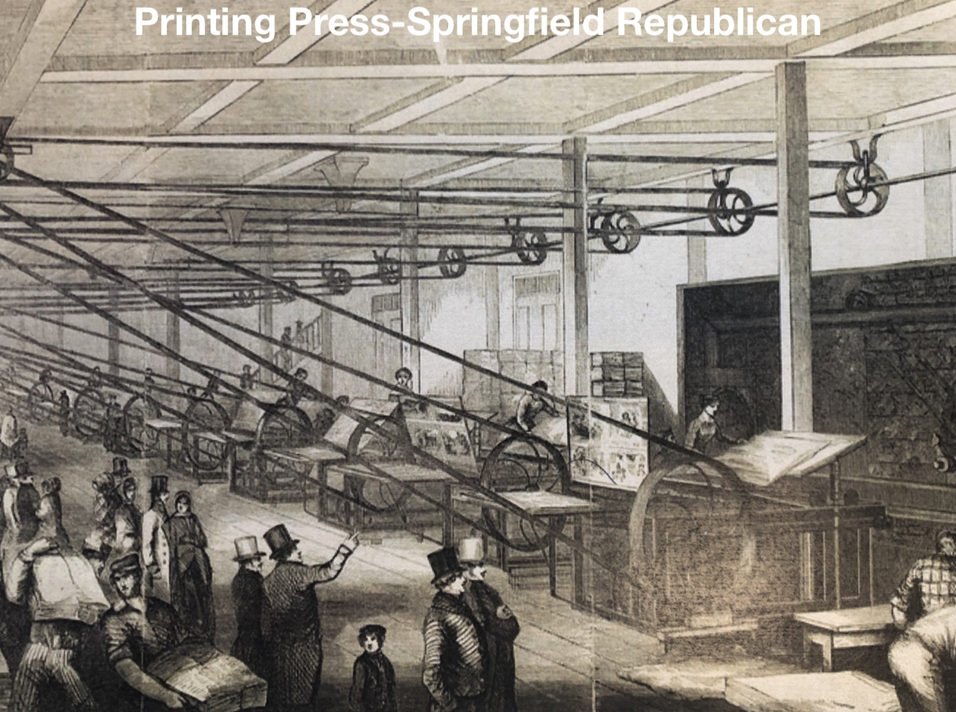 Gleason's Magazine Press Room 1852 Gleason's Magazine Press Room 1852